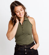 COEUR Sleeveless Polo