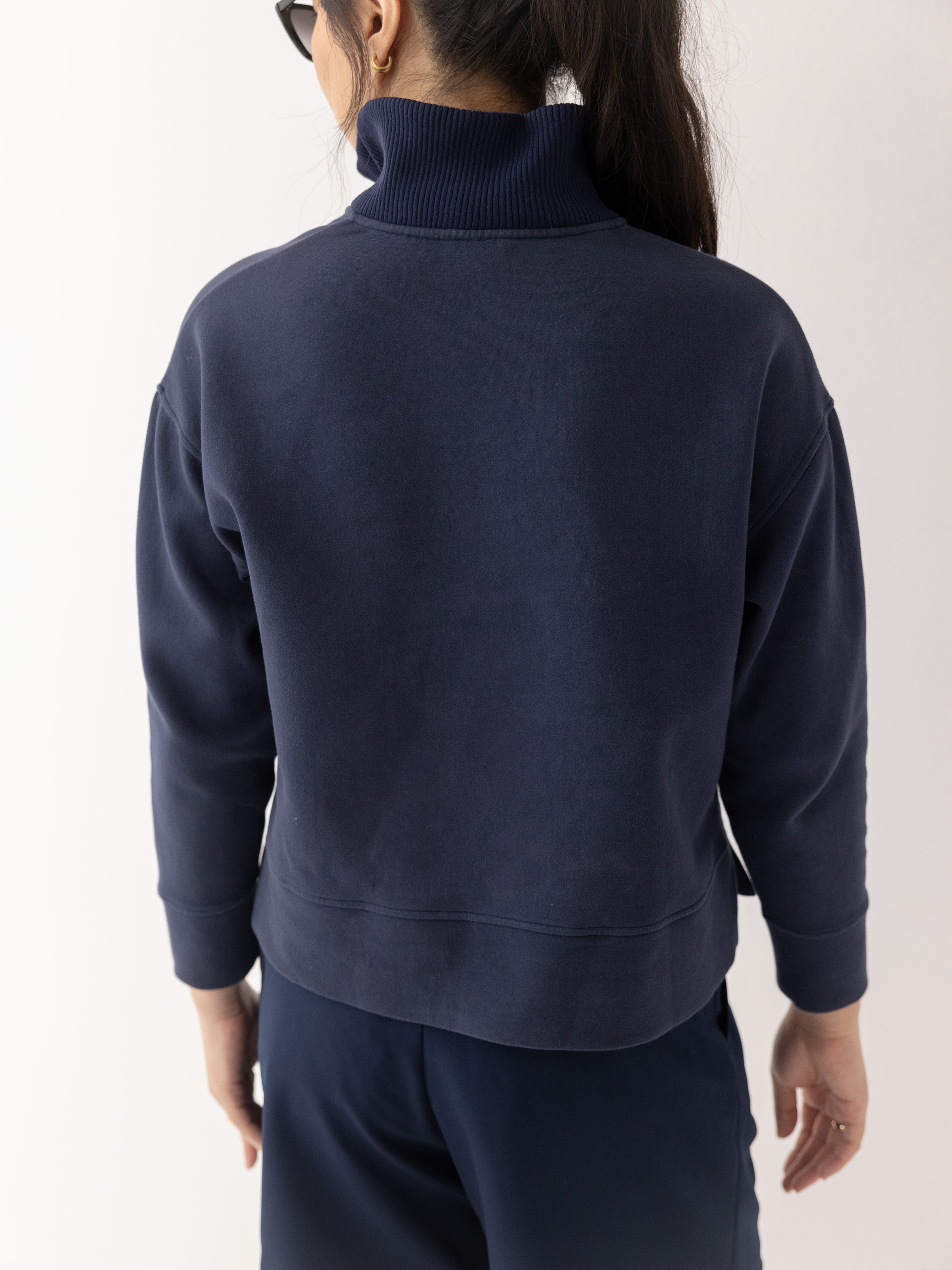 The Half-Zip Pullover - Navy