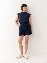 The High-Waisted Short - Navy