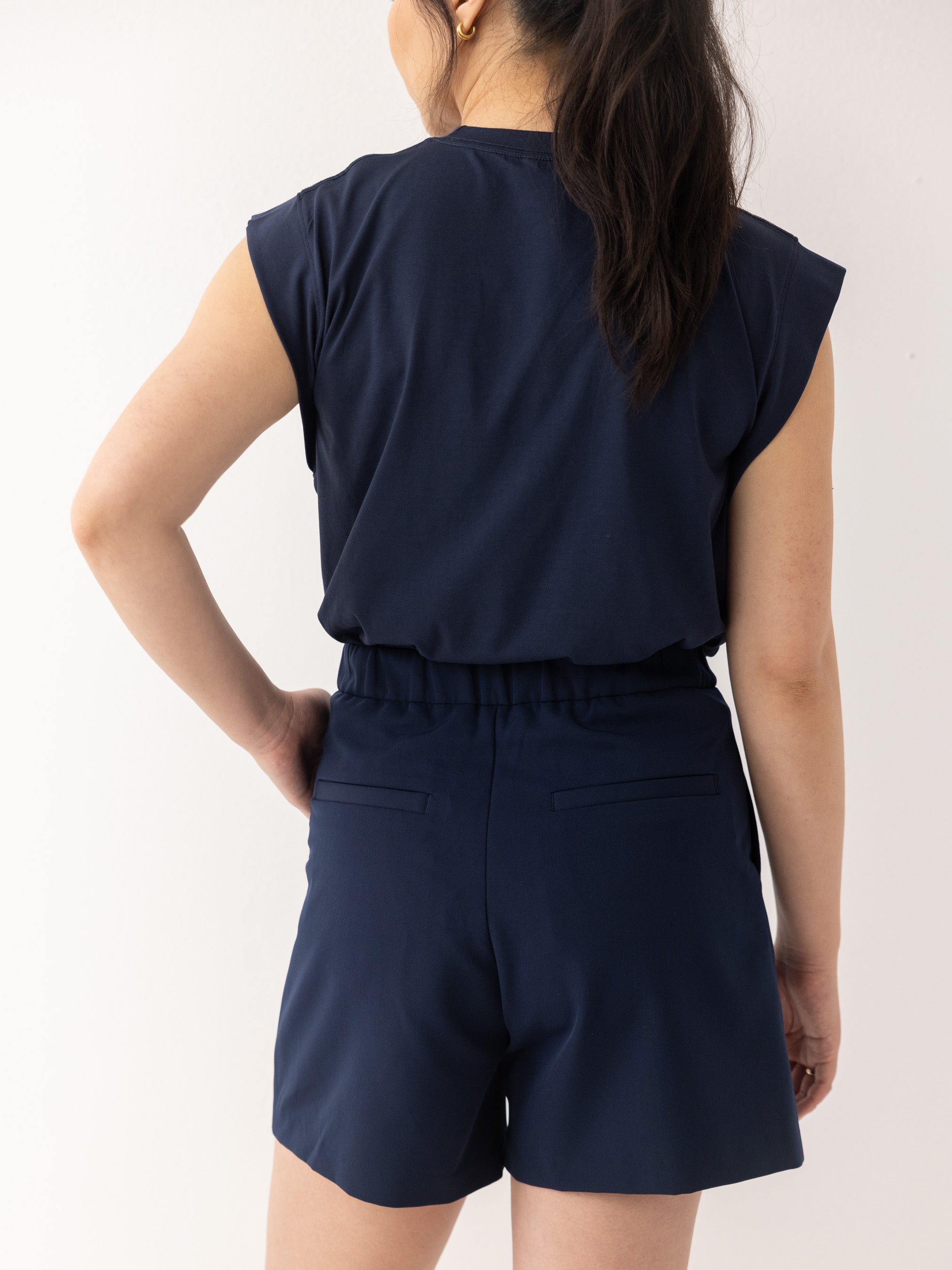 The High-Waisted Short - Navy