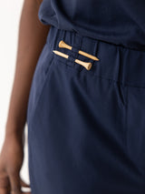 The Pant with Tuxedo Stripe - Navy