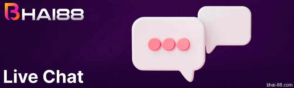 Contact Bhai88 Bangladesh via live chat