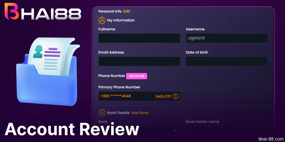 The main features of Bhai88 account in Bangladesh